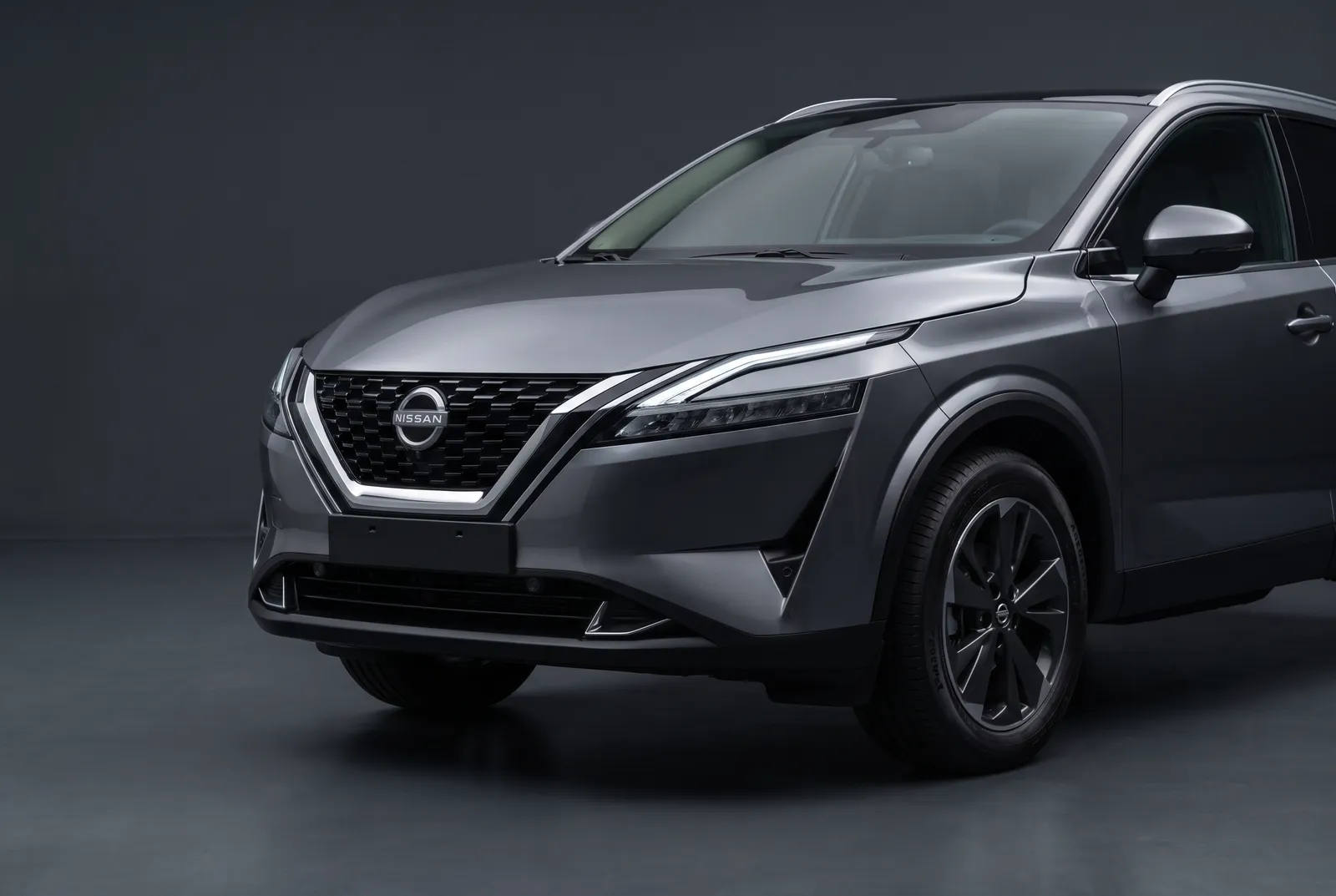 Detail van een Nissan