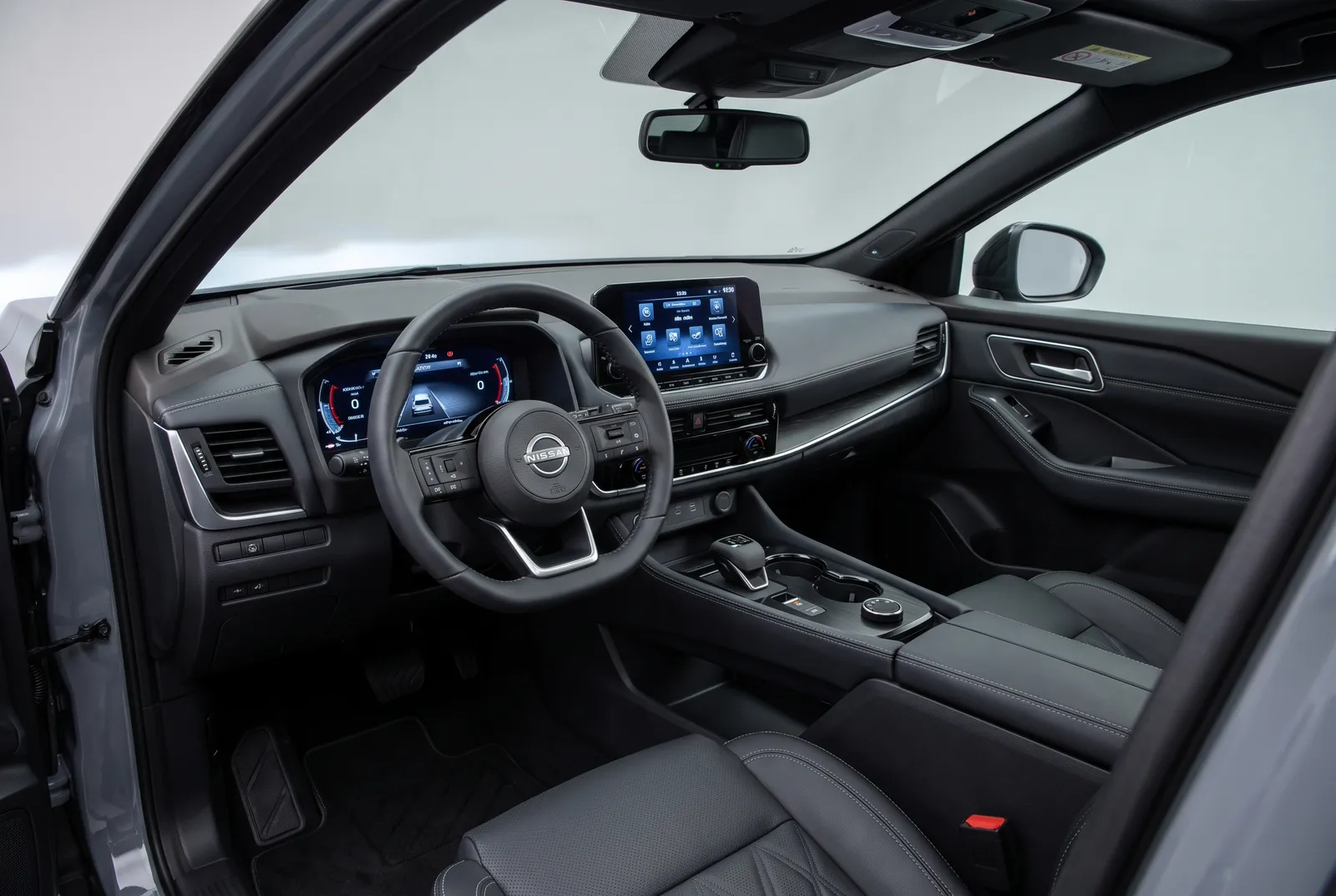Interieur van een Nissan